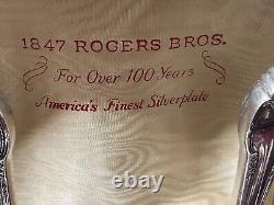 1847 Rogers Bros Remembrance Antique Silverplate Service for 12, 95 Piece Set