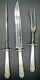1847 Rogers Heraldic Silver Plate 3 Piece Carving Set