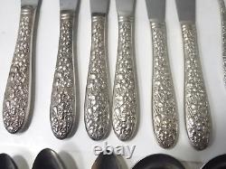 1935 National Silver Co. Silverplate Flatware NARCISSUS Pattern-27 Pieces