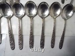 1935 National Silver Co. Silverplate Flatware NARCISSUS Pattern-27 Pieces