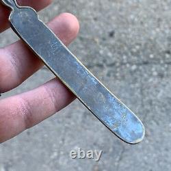 Antique Billiken 3 Piece Silver Plate Flatware Set Spoon Fork Knife