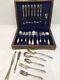 Antique New England Silver Plate 48 Piece Flatware Set In Rosemary Pattern