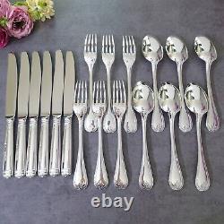 Christofle Malmaison 18 pieces Silver plated flatware