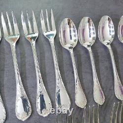 Christofle Marly 30 pieces Silver plated flatware with box