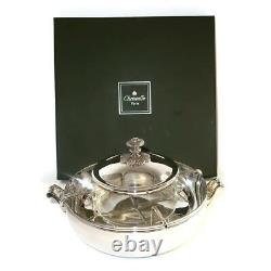 Christofle Silver Plate 4 Piece Caviar Serving Set, In Box