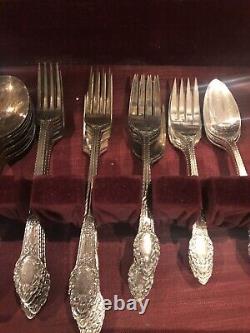 Community Oneida Silver Plate Silverware set 55+ Pieces Spoons Salad Dinner Fork