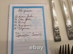 Community Silverplate 66 Pieces CORONATION Forks Spoons Knives Service For 12
