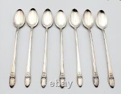 First Love Silverplate 60 pieces 1847 Rogers Flatware for 12 Free Wood Chest