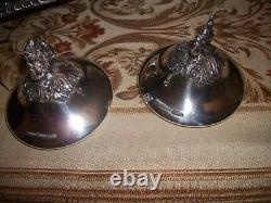 Gorgeous Vintage silver plate tea silverplate (8) piece teapot set with tray