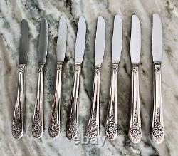 Jubilee 1953 Wm Rogers Silverplated Flatware, 35 Pieces Very Good Condition