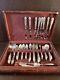 National Silver Plate 1951 King Edward Flatware 98 Pieces With Box