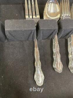 Nobility polanaise Plate Silverware 50 Piece service for 6 +Serving utensils GJ8