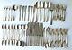 Oneida Nobility Caprice Silver Plate Flatware Lot Of 62 Pieces Service 5pc For 6