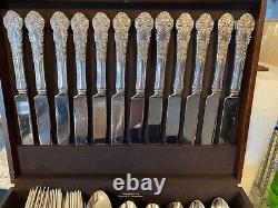 Reed And Barton Silverware Lot 110 piece set with box new condition