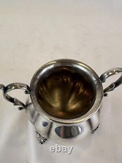 Reed & Barton Winthrop # 1795 3 Piece Silver Plate Coffee & Tea Service Set