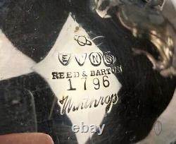 Reed & Barton Winthrop 1796 6 Piece Silver Plate Coffee & Tea Service Set