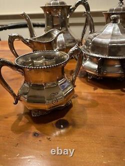 Reed and Barton Silver Plate Pattern 3560 6 Piece Tea Set