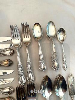 Rogers Silver Plate Heritage Flatware Service For 12 76 Piece Free Ship