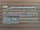 Rose And Leaf National Silver Co. 1937 A1 Silver Plated Silverware 99 Pieces