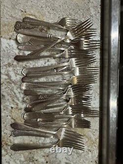 Silverplate Flatware Lot 238 Mixed Pieces