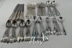 Towle Hartford Silverplate Flatware Set Mixed Lot 64 Pieces