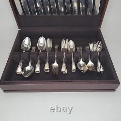 VTG Embassy Silver Plate Silverware Set 48 Pieces With Case
