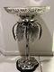 Victorian Silver Plate Centerpiece Fruit Tazza Palm Trees 20 Tall 13 Diameter