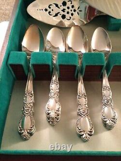 Vintage 1847 Rogers Bros Heritage Silverplate Flatware Set, 71 Pieces + Chest