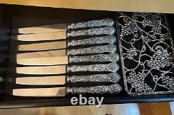 Vintage Grodinger silverplate flatware set- 54 Piece Service For 8