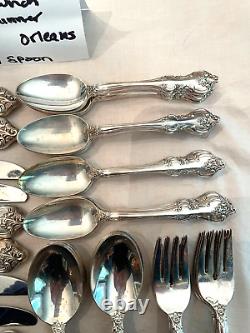 Vintage International Silver Plate Orleans Flatware For 12 73 Pieces Free Ship