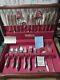 Vintage Oneida Community Evening Star Silver Plated 62 Piece Set Service For 8