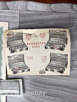 Ensemble Vintage de 35 Pièces de Couverts en Argent Plaqué WM Rogers Résistant au Ternissement dans une Boîte en Bois