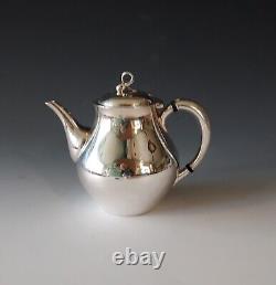 Service à thé en argent plaqué de 5 pièces Reed & Barton de style américain, motif 7036